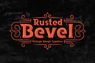 Rusted Bevel Typeface Font Download