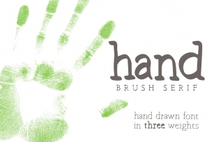 Hand Brush Serif Font Download
