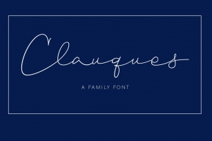 Clauques Family Font Download