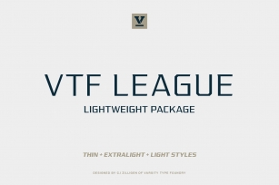 VTF League – Lightweights Font Download