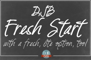 DJB Fresh Start Font Download
