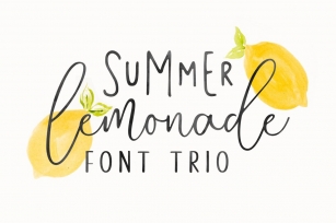 Summer Lemonade + Extras Font Download