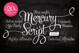 Mercury Script Font Download