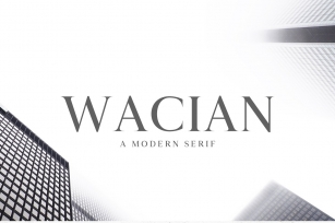 Wacian Serif Family Font Download