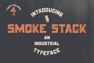 Smoke Stack Family (4) Font Download