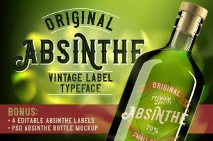 Original Absinthe Layered Font Download