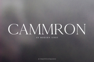 Cammron Serif Family Font Download