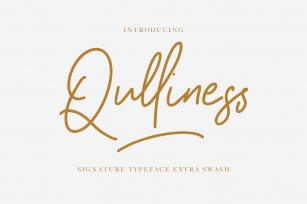 Qulliness Signature Font Download