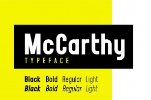 McCarthy Typeface Font Download