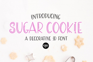 SUGAR COOKIE Decorative 3D Sans Font Download