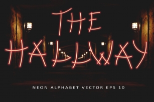 Neon Style Alphabet Font Download