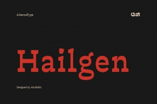 Hailgen Typeface Font Download