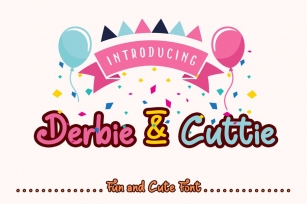Derbie  Cuttie Font Download