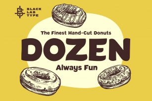 Dozen : Fun Loving Display Font Download