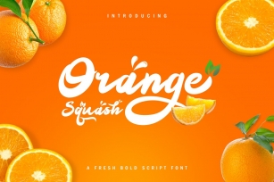 Orange Squash Script Font Download