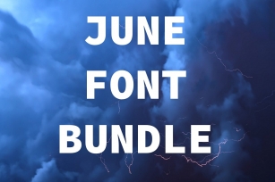 June Bundle (3) Font Download