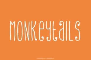Monkeytails handmade Font Download