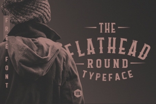 Flathead Round Vintag Typeface Font Download