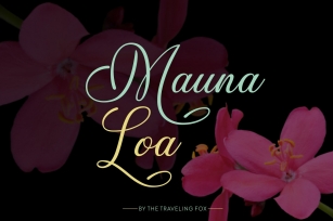 Mauna Loa Handwritten Script Font Download