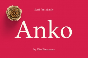 Anko Serif Family Font Download