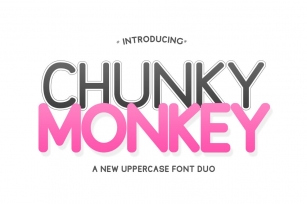 Chunky Monkey Duo Font Download