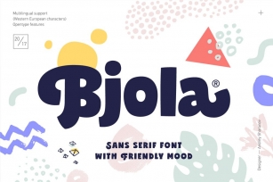 Bjola Sans Serif Font Download