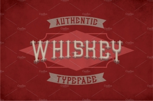 Authentic Whiskey Label Typeface Font Download