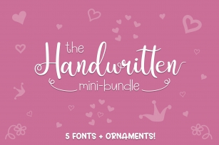 The Handwritten Mini Bundle Font Download