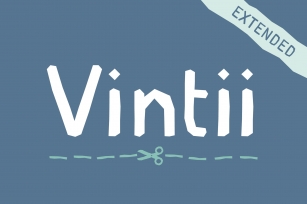 Vintii extended font Font Download