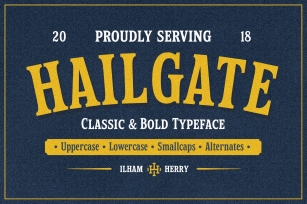 Hailgate Display Font Download