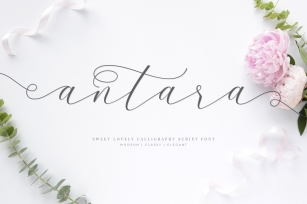 Antara Script Wedding Font Download