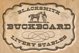 Buckboard Family Font Download