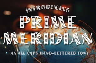 Prime Meridian Hand-Lettered Font Download