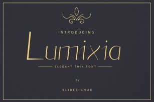 Lumixia Font Download