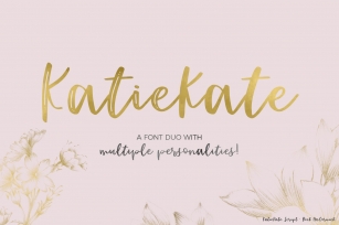 Katiekate Script Duo Font Download