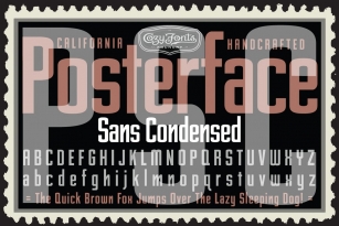 Posterface Sans Condensed Font Download