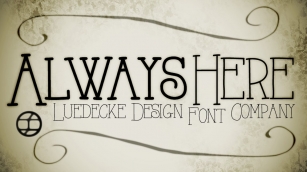 AlwaysHere Font Download