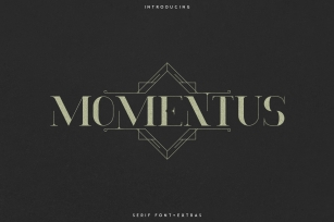 Momentus serif font + Extras Font Download