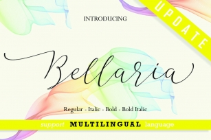 Bellaria Script discoun 80 % Font Download