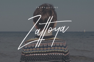 Zattoya Signature Font Download