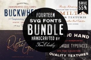 The Handcrafted SVG Bundle Font Download
