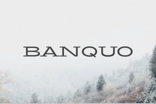 Banquo Serif Family Font Download