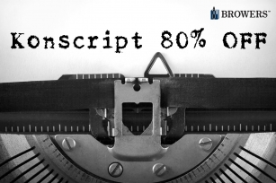 Konscript 80% Off Font Download