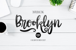 BROOKLYN Bold Script Font Download