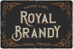Royal Brandy typeface Font Download