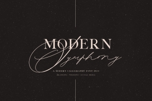 Modern Symphony Duo Font Download