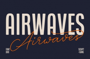Airwaves Duo Font Download