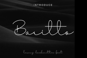 Baritto Font Download