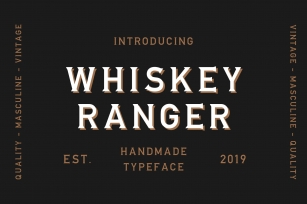 Whiskey Ranger -Vintage Family Font Download