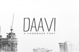 Daavi Handmade Sans Serif Font Download